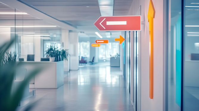 Placas de Sinalização Interna: 7 Dicas para Empresas Eficientes