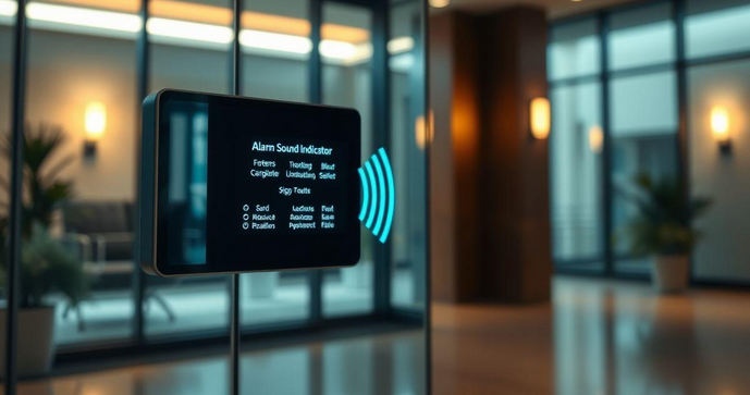 Placa de Sinalização Alarme Sonoro: Segurança Sempre