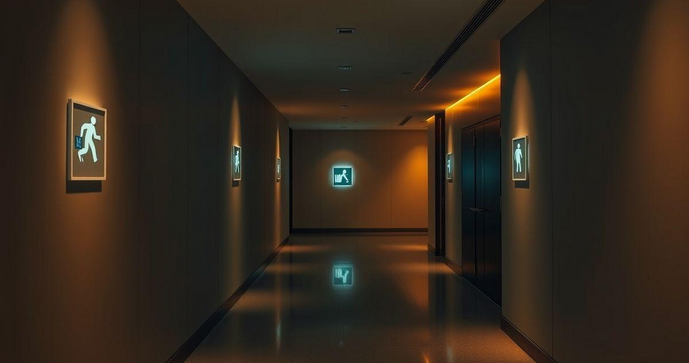 Placa Fotoluminescente: Rota de Fuga Segura