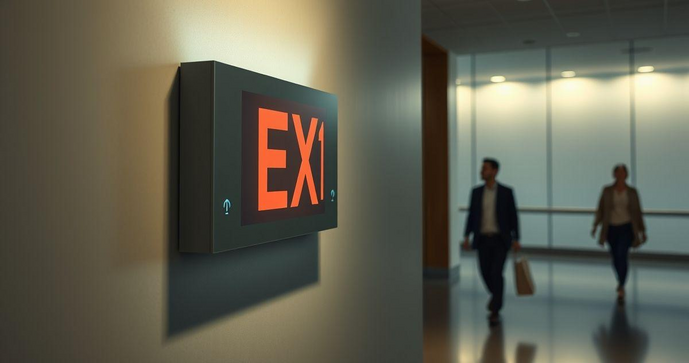 Placas de Sinalização de Saída de Emergência