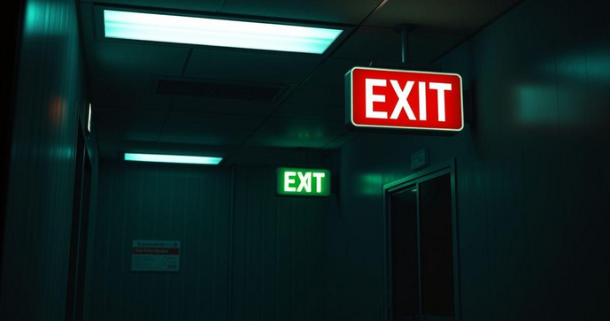 Como escolher a melhor placa fotoluminescente para sua rota de fuga