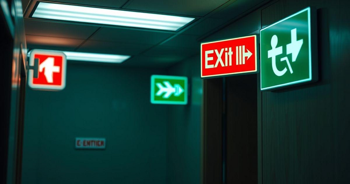 Placas de sinalização de emergência fotoluminescente: garantia de segurança em situações críticas