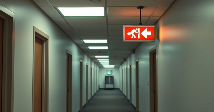 Placa de Rota de Fuga é Essencial para Segurança em Emergências