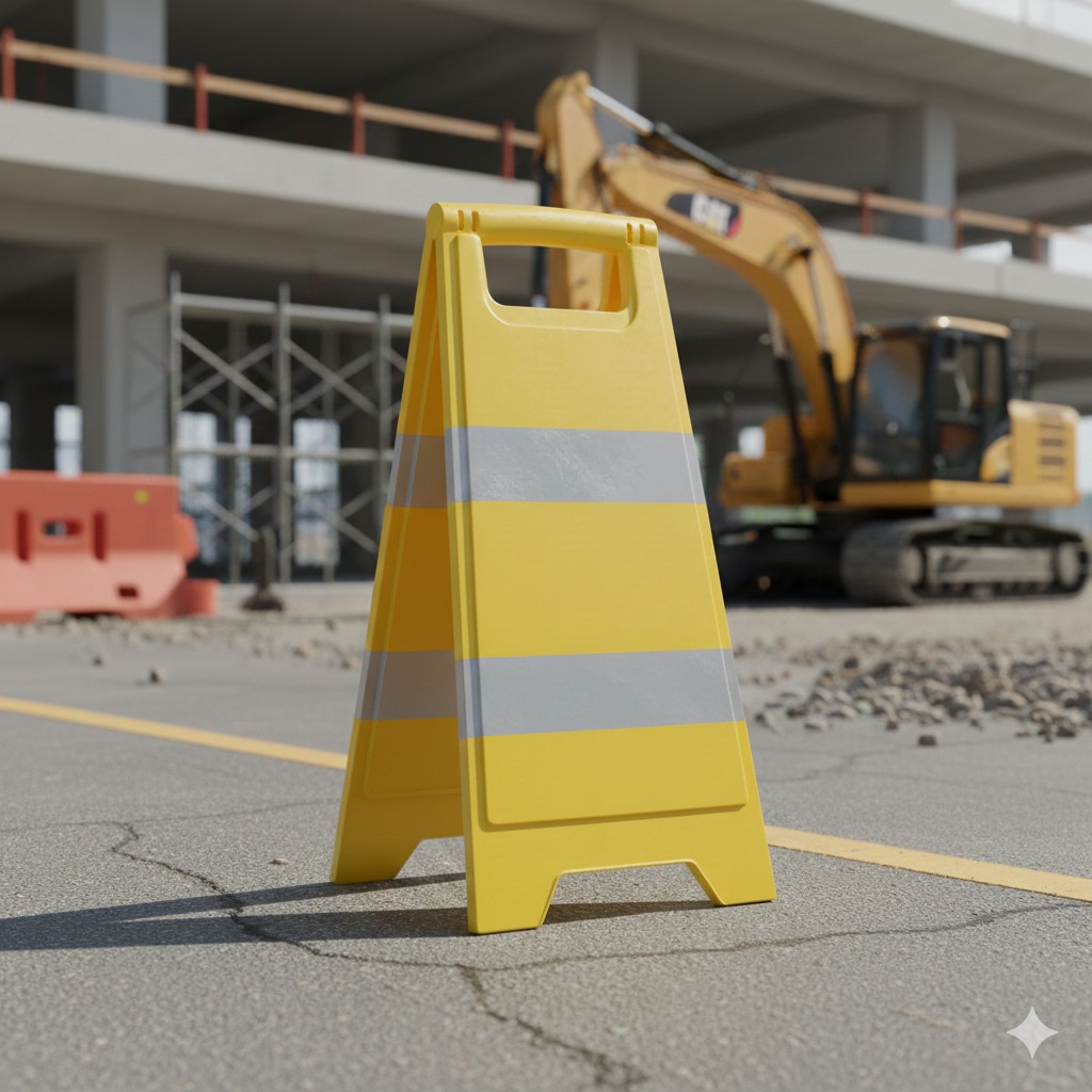 cavalete sinalização plástico personalizado