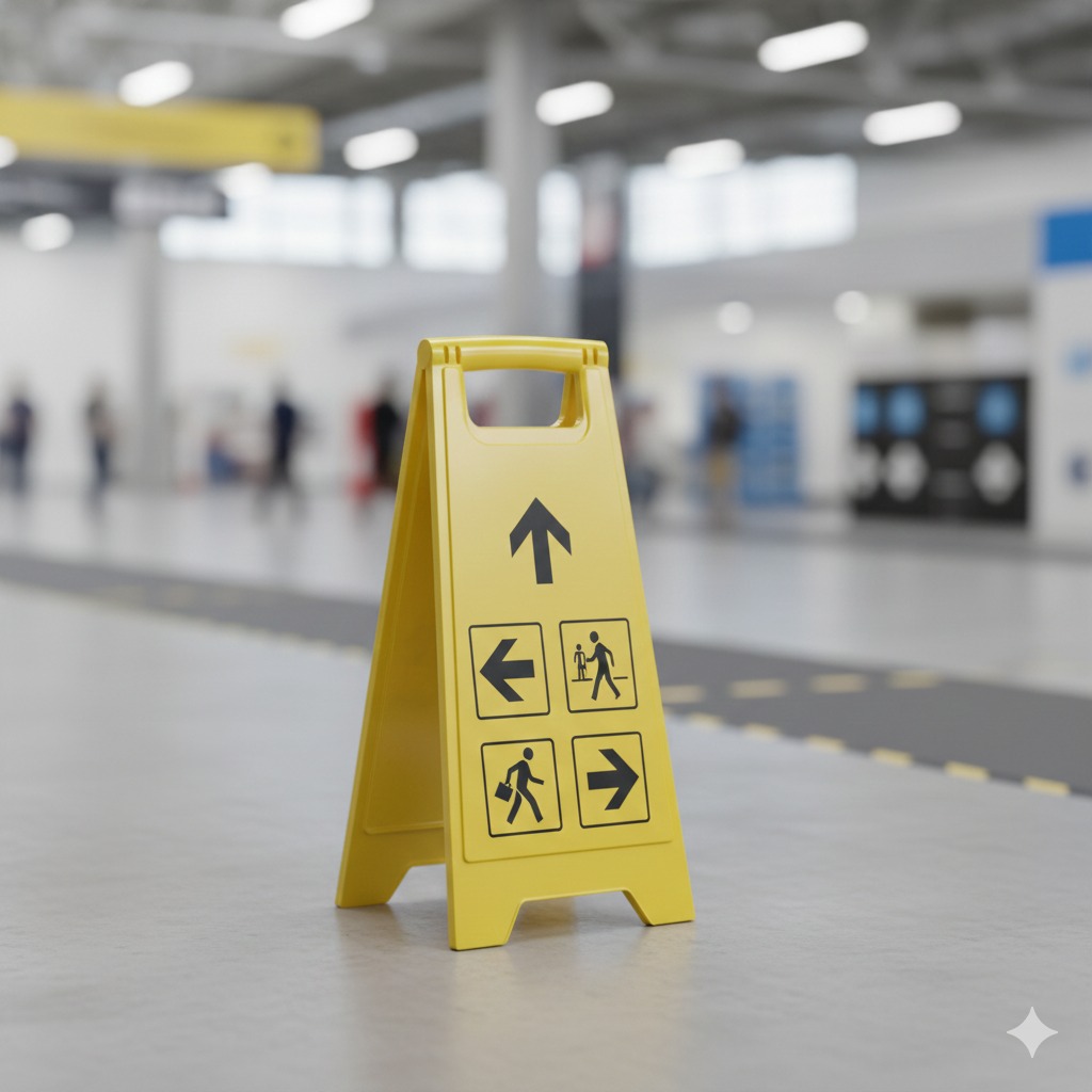 corrente de plástico para delimitação de áreas