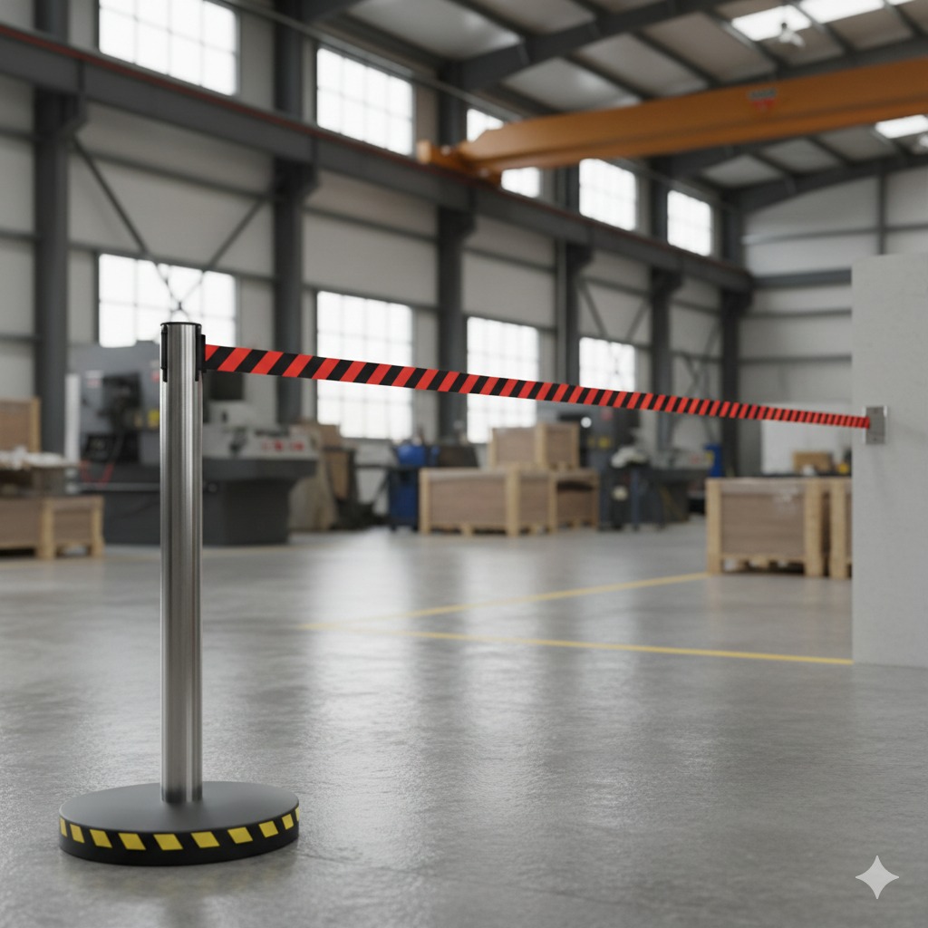 suporte para sinalização de segurança