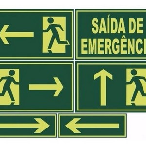 Placas de sinalização de segurança